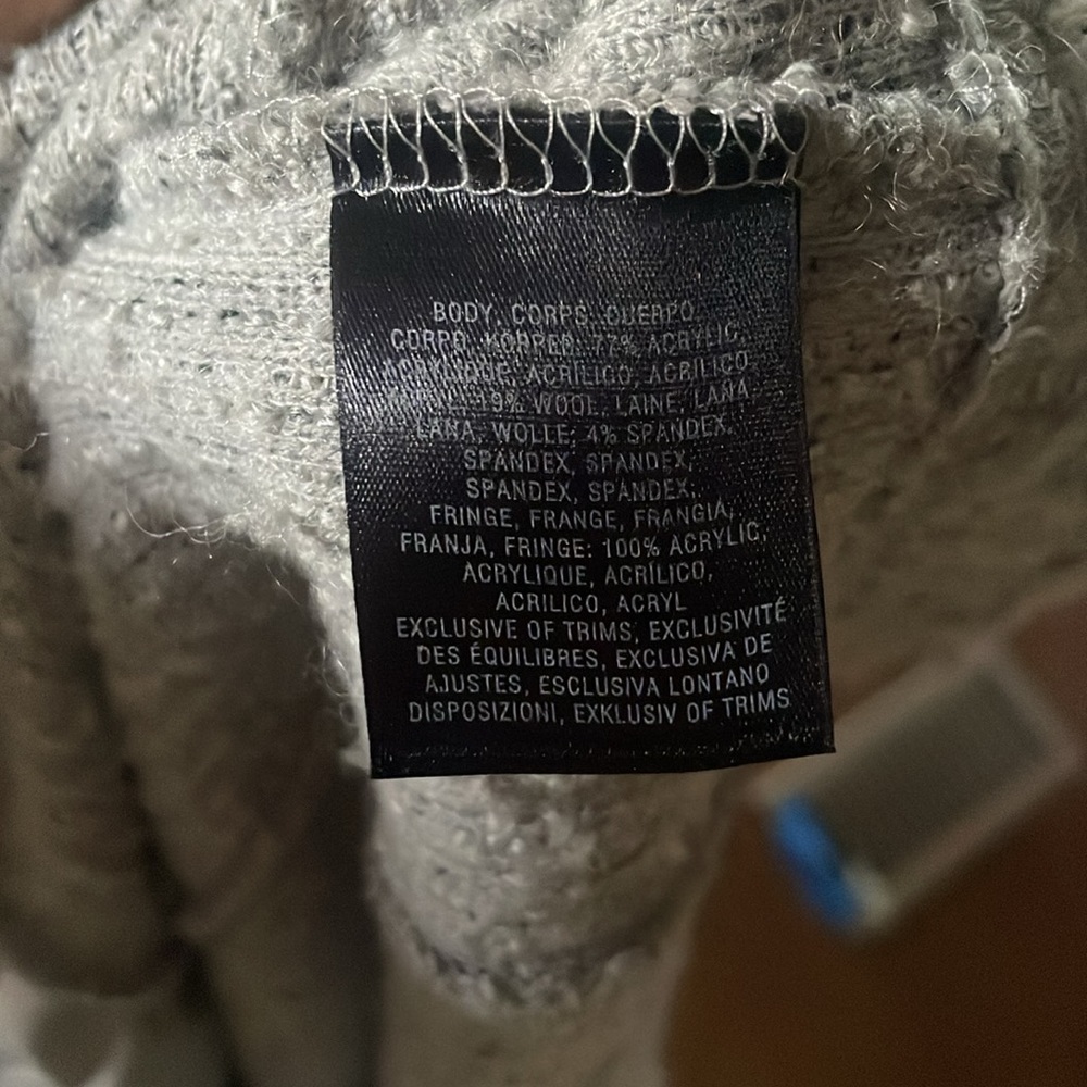 Angel Of The North Gray Cowl Neck Sweater - Picture 7 of 7